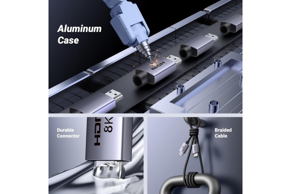 UGREEN Cable HDMI 8K 25908 Black, 1m – Bild 4