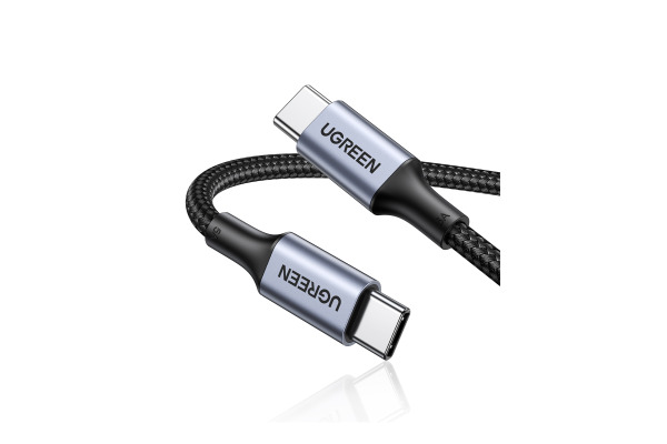 UGREEN Fast ChargingCable 100W Max 70427 5A,USB-C-USB-C,PD,Black 1m – Bild 2