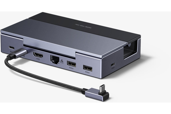 UGREEN Docking Station 6in1 USB-C 75126 SteamOS,Windows,macOS,Grey – Bild 2