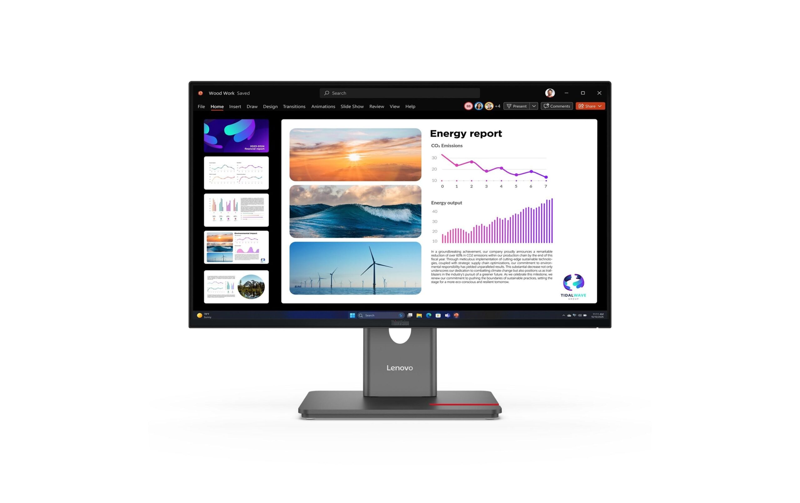 Lenovo Monitor ThinkVision P24Q-40 (IPS, HDMI, DP, DP out)
