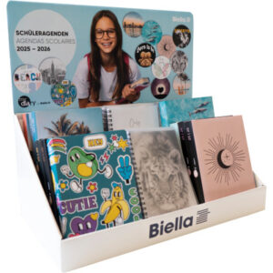 BIELLA Display Schüleragenden 26/27 02000027U 24 Stk, assortiert