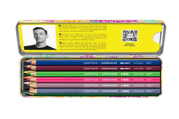 CARAN D'A Farbstifte GERMANIER 3000.016 Kreativset 13 Stück