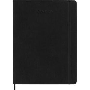MOLESKINE Wochen-Notizkalender 26/27 DSB18WN4Y 18M liniert SC schwarz 19x25cm
