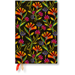 PAPERBLAN Agenda Wildblumen Mini 26/27 DD1725-8 1W/2S 18M DE HOR HC 9.5x14cm