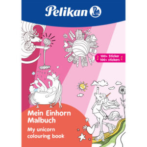 PELIKAN Malbuch mit Stickern 101530 A4 100g/m2