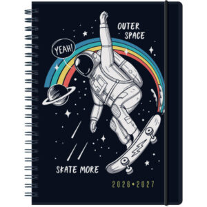 PELIKAN Schüleragenda Space 26/27 400210735 1W/2S 15.5x19.9cm