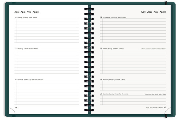 PELIKAN Schüleragenda When 26/27 400210830 1W/2S 15.5x19.9cm – Bild 2