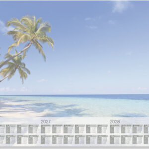 SIGEL Schreibunterlage Beach 2026-28 H6470 D/E/F/NL 30 Blatt 59.5x41cm