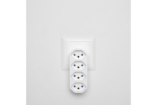 STEFFEN Mehrfachstecker Manta 14 97 104 weiss, drehbar – Bild 4