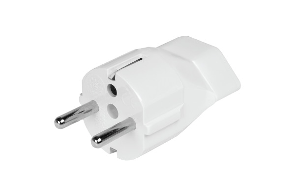 STEFFEN Reiseadapter Schweiz - Europa 1409570 weiss – Bild 2