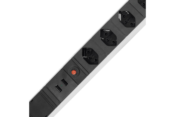 STEFFEN Steckdosenleiste Alu Modular 50 00039 silber, 3m – Bild 2