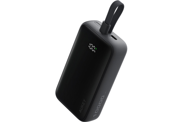 AUKEY Spark Sling Neo 10000mAh,30W PB-Y61 DG BuiltInCable,USB-C+A,D.Grey – Bild 2