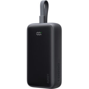 AUKEY Spark Sling Neo 10000mAh,30W PB-Y61 DG BuiltInCable,USB-C+A,D.Grey