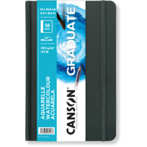 CANSON    Aquarellbuch Graduate       A5 31200L027 blanko, 250g          28 Blatt