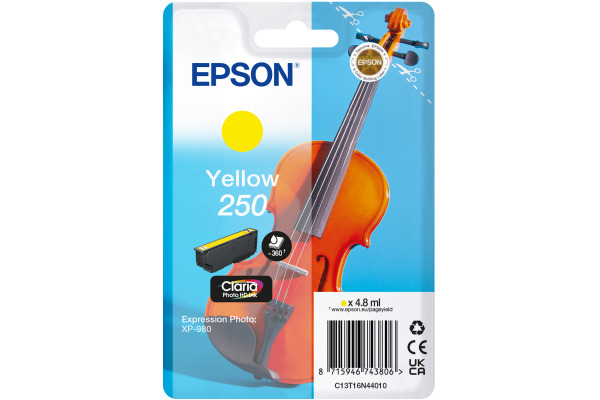EPSON Tintenpatrone 250 yellow T16N44010 XP 980 360 Seiten