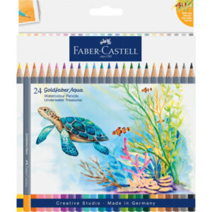 FABER-CA. Farbstifte Goldfaber Aqua 114617 24 Farben