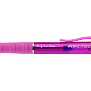 FABER-CA. Kugelschreiber Poly Ball View 145768 Electric Fuchsia