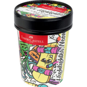 FABER-CA. Leuchtstift Icecream cup 1-5mm 254695 Superfluorescent 10 Stück
