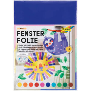FOLIA Fensterfolie 23x33cm 455409 assortiert 10 Blatt