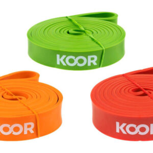KOOR Fitnessbänder 3er Set 1559430 mittel bis extra stark