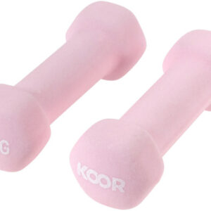 KOOR Kurzhantel Set 0.5kg F00910 rosa 2 Stück