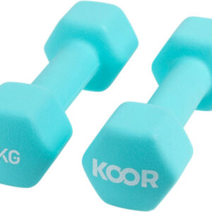 KOOR Kurzhantel Set 3kg F00913 blau 2 Stück