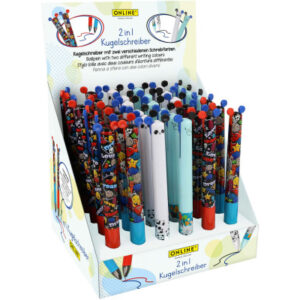 ONLINE Kugelschreiber 2in1 0.7mm 82079 assortiert 36 Stück