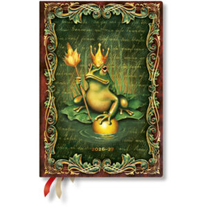 PAPERBLAN Agenda Grenouille Midi 26/27 DF2028-9 1W/2S 13M FR HOR HC 13x18cm