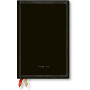 PAPERBLAN Agenda Black Ed. Mini    26/27 FF2107-1  1W/2S 13M FR HOR SC   9.5x14cm