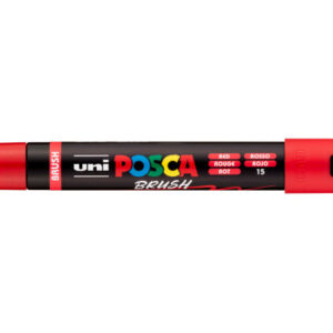 POSCA Brush Marker 1-4mm PC5BRRED rot