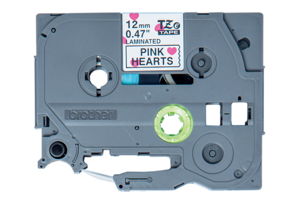 PTOUCH Band, laminiert schwarz/pink TZe-MPPH3 PT-DV600VP 12 mm – Bild 3