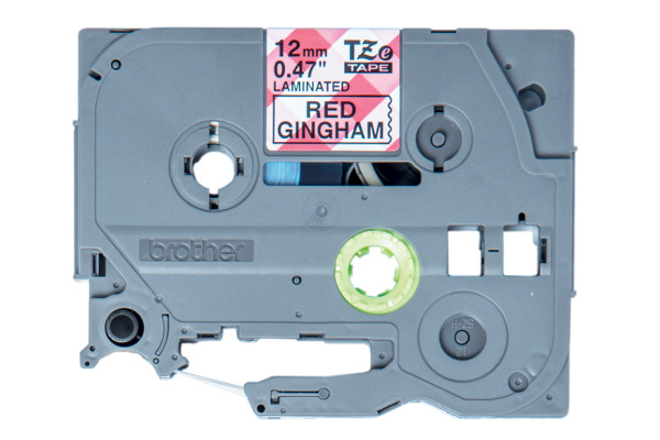 PTOUCH Band, laminiert schwarz/rot TZe-MPRG3 PT-DV600VP 12 mm – Bild 3