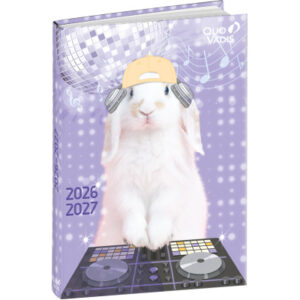 QUO-VADIS Eurotextagenda Kaninchen 26/27 1282701Q 1T/1S 12M ML 12x17cm