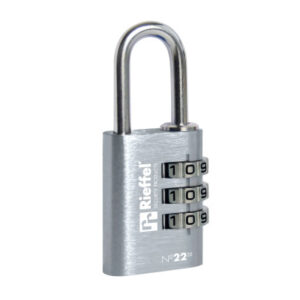 RIEFFEL Zahlenschloss Nr.22 20mm A10524 silber