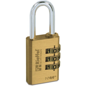 RIEFFEL Vorhängeschloss Nr. 44 28,5mm A11181 Alu, mit Zahlenschloss