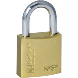 RIEFFEL Vorhängeschloss Nr.5 13mm A11282 Messing
