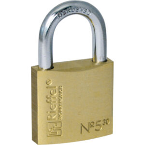 RIEFFEL Vorhängeschloss Nr.5 16,5mm A11285 Messing