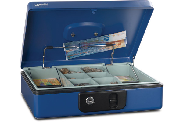 RIEFFEL Geldkassette DeLuxe 4 A13185 30x23x8cm blau – Bild 2