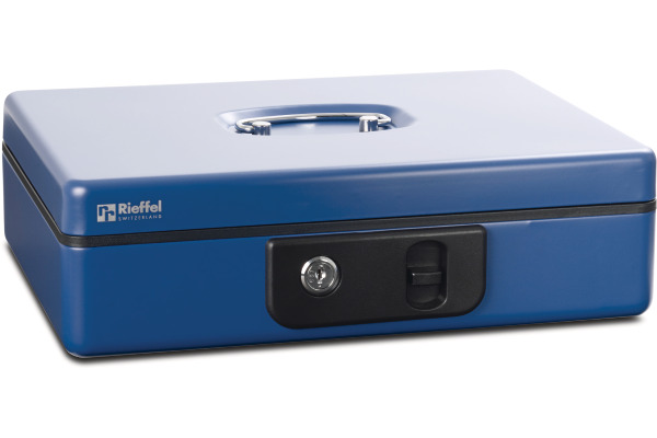 RIEFFEL Geldkassette DeLuxe 4 A13185 30x23x8cm blau