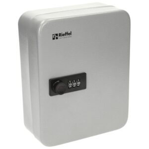 RIEFFEL   Schlüsselkasten KyStor    grau A15612    24,2x30x8cm           28 Haken