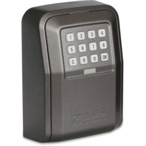 RIEFFEL Schlüsseldepot 10.5x14.5x55cm A15797 mit Elektronikschloss, grau