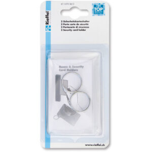 RIEFFEL   Batch-Kartenanhänger A15857    transparent            2 Stück