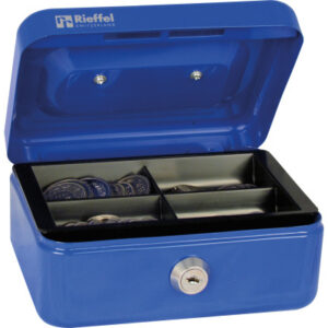RIEFFEL Geldkassette Valorit A19085 7x15,3x12cm blau
