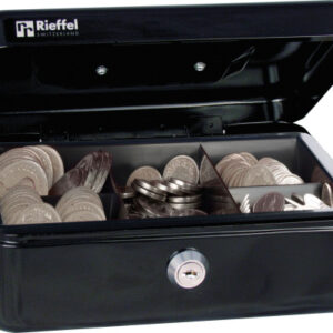 RIEFFEL Geldkassette Valorit A19090 7,7x20,7x15,7cm schwarz
