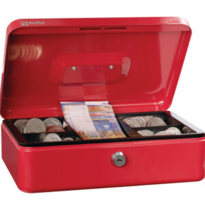 RIEFFEL Geldkassette Valorit A19092 8,2x26,2x19,2cm rot