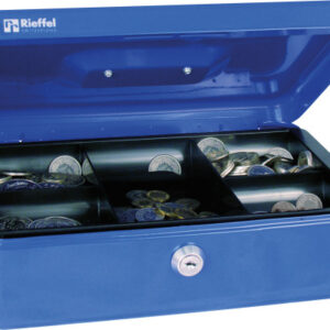 RIEFFEL Geldkassette Valorit A19094 10x30x21,7cm blau