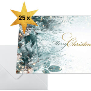SIGEL Weihnachtskarten A6 DS086 Weihnachtsgesteck 25 Stück