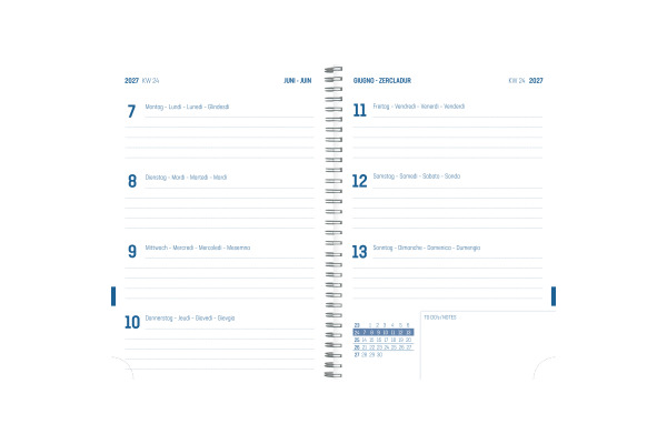 SIMPLEX Schüleragenda Spectrum 26/27 500421.27 1W/2S 17M 26/27 ML 14.8x21cm – Bild 2