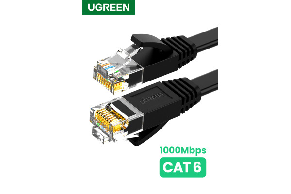 UGREEN Cable Cat 6 U/UTP Lan 20162 5m, Black – Bild 2