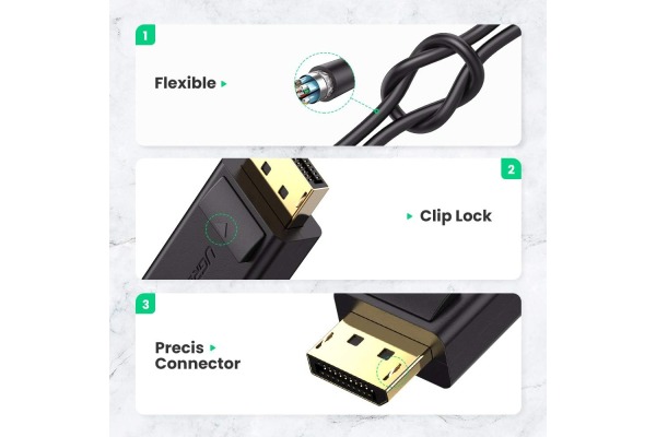 UGREEN Female Converter 4K*2K 40363 DisplayPort to HDMI – Bild 4